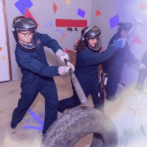 Shattered Box Smash Room Baton Rouge, Louisiana USA