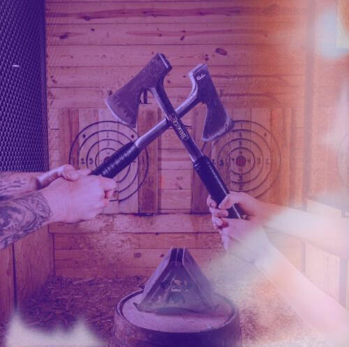 Shattered Box Axe Throwing Room Baton Rouge, Louisiana USA